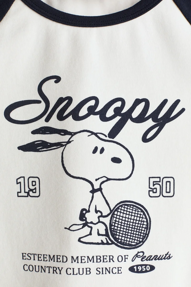 H&M Print-motif cotton top